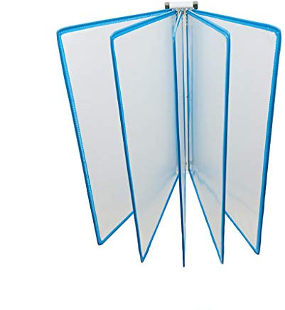 WEROFY An der Wand befestigter Aktenhalter, hängender Wandaktenorganisator, Klappaktenhalter, wandmontiertes magnetisches Display (PVC + Metall) 33 * 23 * 10 cm