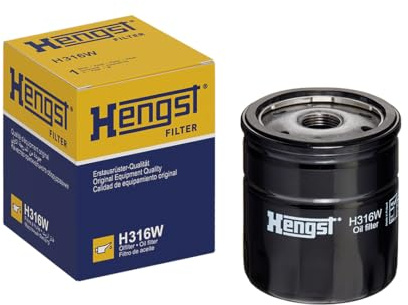 HENGST - Ölfilter H316W - Öl-Anschraubfilter für KFZ | Hochwertiger Motorölfilter für KFZ mit Otto- oder Dieselmotor - Robuster Ölfilter mit hoher Schmutzaufnahmefähigkeit