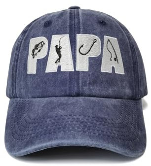 Shenbors Papa Fischerhüte, Papa (Fishing - Washed Navy Blue), Einheitsgröße