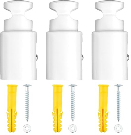 3 Pièces Fixation Seche Serviette, Support Seche Serviette, Support Radiateur Sèche Serviettes, Support Radiateur Mural Réglables Compatible avec Tout Radiateur Sdb Droit Ou Courbé