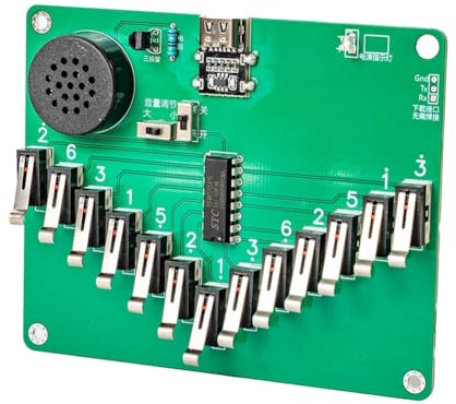 Giwnhvx Pianoforte A Pollici Kalimba Elettronica 17 , Strumento Pentatonico Scala per Bambini, Adulti e Amanti della Musica