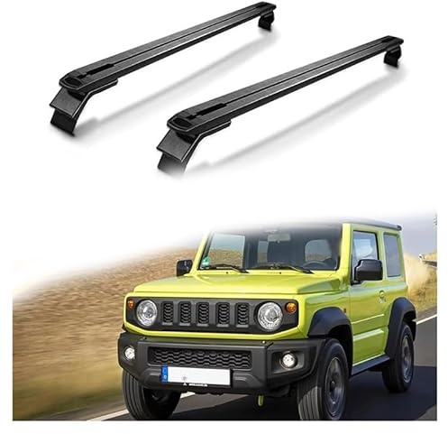 DASHENGFANG Dachrelings Dachträger,Für Suzuki JIMNY 2019-2024 Gepäckträger Trägerstangen Kreuzträger Relingboxen Dachträger Dachgepäckträger