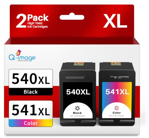 540XL 541XL Cartouches d'encre compatibles avec Canon PG-540XL CL-541XL Multipack pour 540 541 Cartouches d'encre pour Canon TS5150 MG3600 MG3650S MG3650 MG4250 MX475 TS5100 MG3150 MG3500 MG4200