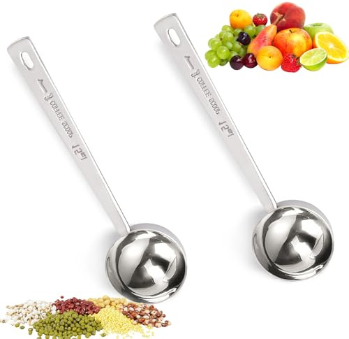 2 Pcs Measuring Spoons, Tablespoon Measuring Spoon, Tablespoon Measure, Tablespoons, Table Spoon Measuring Scoop, for Spoon 15ml Measuring Tablespoon for Coffee Milk Fruit