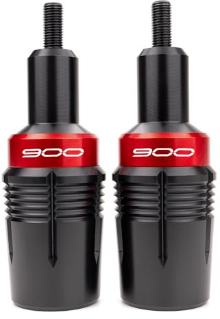 LLIDFONK Für Kawasaki Z900 Z900RS Z900SE Z 900 RS 2017-2024 2025 Motorrad Zubehör Rahmen Schieber Absturz Ramm Schutz Z900 sturzpads (Rot)
