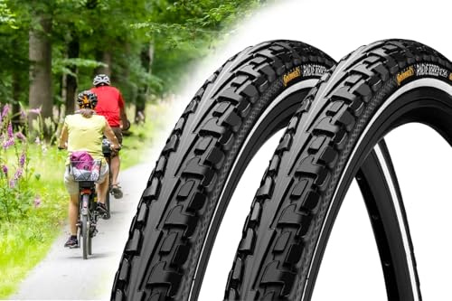 Fahrradreifen Continental Ride Tour 1.60 x 28 Zoll, 42-622 mit Pannengürtel, Reflexstreifen, Drahtreifen auch E-Bike bis 25km/h (2)
