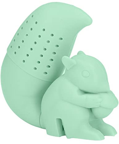 Zerodis Silicone Squirrel Shaped Tea Infuser, Green