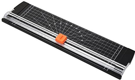 SCALZE Papierschneider A3 / A4. Papierschneider Präzisionspapier Foto Trimmer Cutter Scrapbook Trimmer Leichte Schneidmatte Maschine for Büroschule Worklion papierschneider (Size : Black)