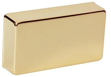 Humbucker Tonabnehmerabdeckung für E-gitarre, Goldfarben, Kupferversiegelt | Abdeckung für Elektrische Gitarren Pickups, Harte Langlebige Legierung, Passgenaues Zubehörteil, Gold