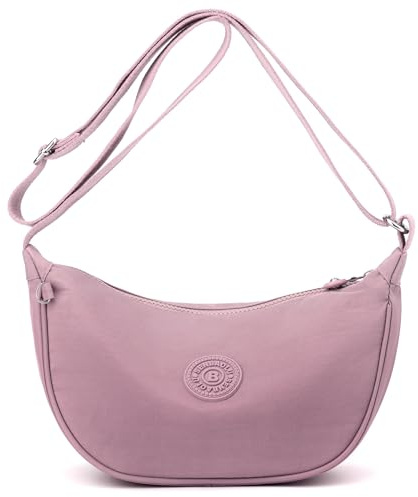 Kommodum Borsa Mezzaluna Donna Tracolla, Borsa a spalla Stile casual in Tinta unita con Tracolla regolabile, Messenger Crossbody Moon Bag per Shopping Viaggio km28