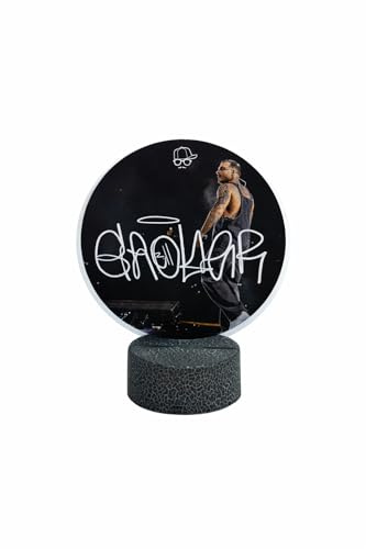 GEOLIER OFFICIAL – Lampada da Tavolo LED RGB – Alimentazione a Pile o USB – Telecomando Incluso – Controllo Base Touch – Luce Multicolore (Black)