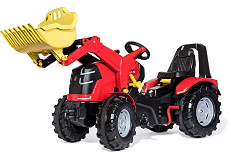 Rolly Toys rollyX-Trac Premium (für Kinder von 3-10 Jahre, verstellbarer Sitz, Flüsterlaufreifen, Zweigangschaltung, Handbremse) 651016