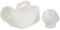 Mobiclinic, Orinal unisex, 1 l de capacidad, Con tapa, Portátil, Fácilmente lavable, Cuña, Ligero, Inodoro, Urinario, Resistente, Blanco