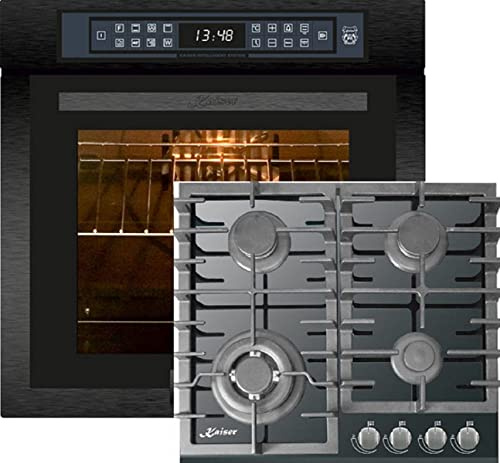 Kaiser EH 6306 RS +KCG 6383, horno empotrado, 79L 15 Fct.+placa de gas 60cm