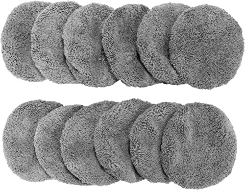Tosima Stück Mikrofaser-Ersatzpads für X1/W5/W6 Pro/W2/W3 Fensterreiniger, wiederverwendbar, maschinenwaschbar Fensterputzroboter mit Dreifachem Sicherheitssystem (grau)