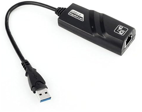 Adaptador de red USB 3.0 Gigabit Ethernet LAN RJ45 10/100/1000Mbps para Windows PC Mac