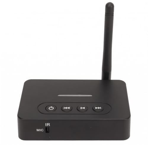 Récepteur émetteur Bluetooth 5.1, Récepteur de Musique HD Longue Portée Bluetooth 5.1, Adaptateur Audio HiFi, Adaptateur sans Fil Aptx à Faible Latence pour Casque Stéréo