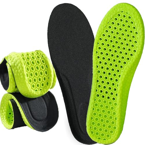 SOLO ACTFIT Innersulor i minnesskum för män kvinnor komfort sko innersula sport löpning innersulor ersättningssko inlägg för träningsskor sneakers arbete vadderade innersulor andningsbara stötdämpande
