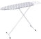 Byinone Expert Ironing Board – Adjustable Height, Foldable & Collapsible Design, Space-Saving Ironing Table with Stylish Blue/White Pattern%100 Cotton Cover (Durable & Compact)