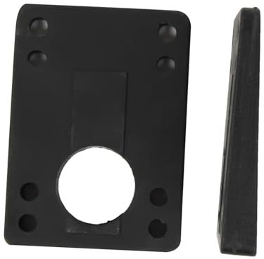 Generisch Coussinets Riser Shock Pads, coussinets Riser pour skateboard, 2 joints de montage de skateboard, coussinets en caoutchouc pour éviter les chocs et absorber les chocs, accessoires de