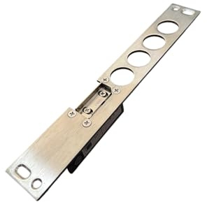 Incontro Elettrico Universale Per Serrature Di Porte Blindate | Tipo Mottura Cisa Securemme | 12V | Accessorio Sicurezza Casa E Condominio (4 Pioli + Scivolo SX)