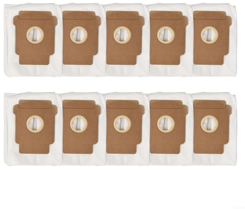 Eawfgtuw Lot de 10 sacs à poussière de rechange pour aspirateur robot Q0520 Essential, compatibles avec Combo i/j Series i1+-i9+, j5+-j9+, s9+