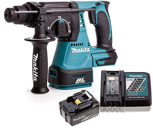 Makita DHR242Z 18v Brushless SDS+ Rotary Hammer with 1 x 3.0Ah Battery & Charger
