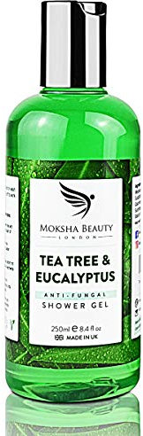 Gel Doccia Sapone Tea Tree con Olio di Melaleuca – Bagno Detergente Antimicotico Naturale Antiodore Eficace Contro Acne Tina Micosi Ingunale e Ungueale per Piedi di Atleti Donna Uomo Regalo