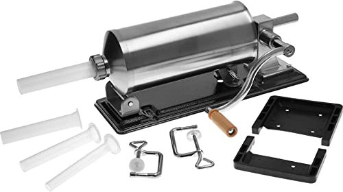 Insaccatrice per Salsicce 3kg + Imbuti di 4 misure + Budelli naturali ø 30mm - 15m - Alcofermbrew