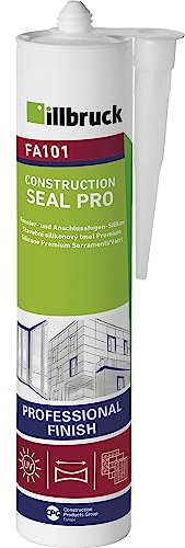 ILLBRUCK 395106 FA101 - Silicone per finestre e fughe, 310 ml, colore: Grigio chiaro