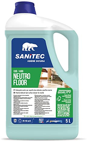 Sanitec Neutro Floor, Neutral Floor and Surface Cleaner, 5 kg