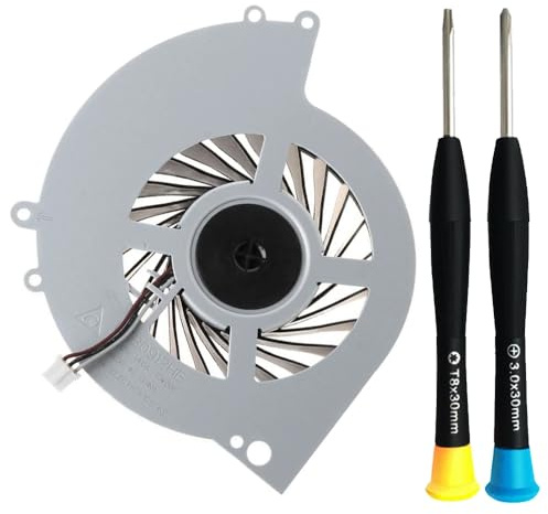 MMOBIEL Ventilateur de refroidissement interne KSB0912HE-CK2MC Remplacement pour PlayStation PS4 CUH-12xx INCL TR8 et (+) Tournevis