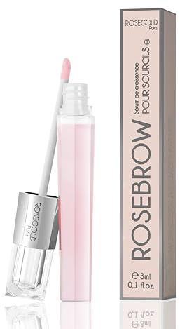 ROSEGOLD ROSEBROW Sérum Croissance Sourcils Plus Fournis | Sourcils plus fournis, longs et épais · fabriqué en France · sans hormone ni parfum, vegan