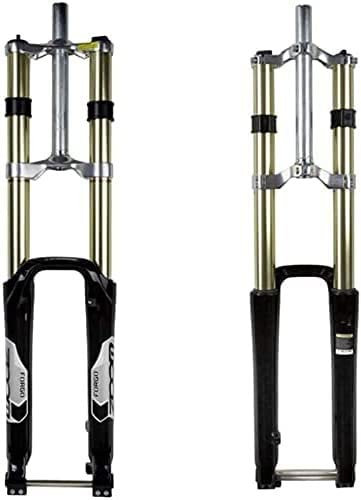 Forcella Per Bicicletta 26/27.5 Pollici Forcella Per Sospensione MTB Viaggio 180Mm Assorbimento Degli Urti Idraulico Controllo Delle Spalle Zoom Ammortizzata Freno A Disco A,29inches