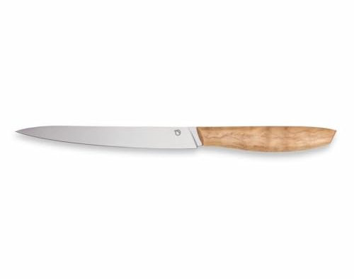 Olav Küche Slicer Messer - Edelstahlmesser - Messer mit Wellenschliff aus deutschem Stahl - Serie Wave Messer aus Edelstahl mit hohem Kohlenstoffgehalt - 100% Made in Germany - Begabter & exzellenter