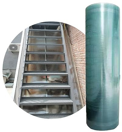 GOCHUSX Polycarbonate Panel, 0.8mm Clear Rain-Proof Daylighting Cladding Sheet, Waterproof UV Protection Shed Cover For Greenhouse Balcony(1x2m)