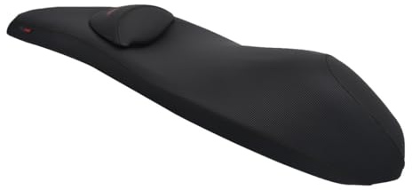 Moto Discovery Funda de Asiento Compatible con Honda PCX 125/150 2009-2013 Color Negro