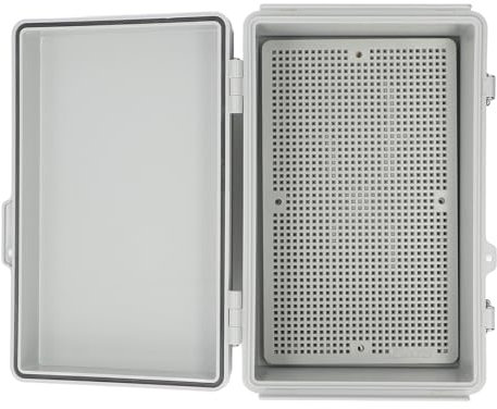 Wasserdichter Elektrischer Anschlusskasten, IP67-ABS-Kunststoffgehäuse für den Außenbereich, Wandhalterungen, Gitterinstallationsplatine für Elektronik, Netzteile,