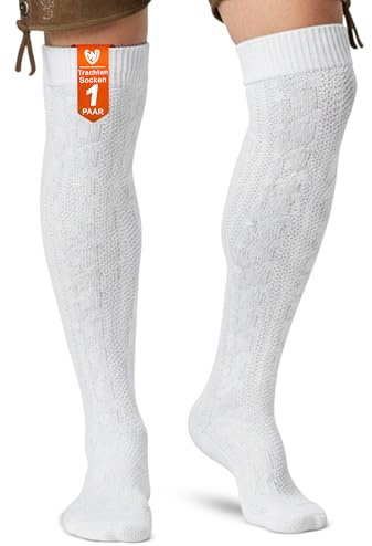 German Wear Trachtenstümpfe Lange Trachtensocken Strümpfe Socken 70cm