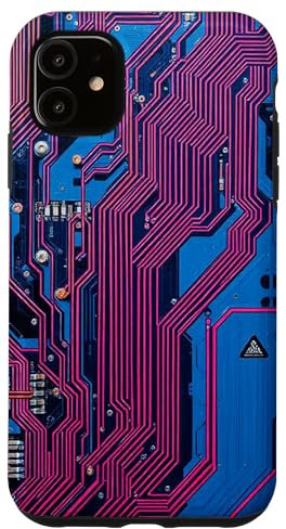 Schéma détaillé de la carte mère avec circuits électroniques Coque pour iPhone 11