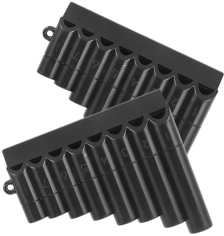 LOLIPPYY 2stücke Panflöte Aus Abs Tragbares Musikinstrument Für Junge Mädchen Und Anfänger Für Schulunterricht Und Heimübungen