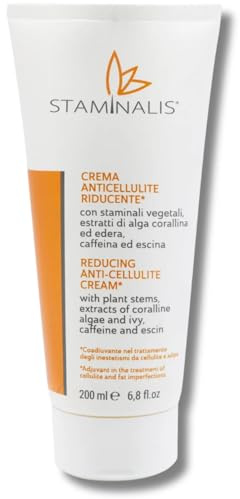 Staminalis Skin Care Anti-Cellulite-Creme, schlankmachend mit Stammstoffen und Koffein, reduzierende Formel