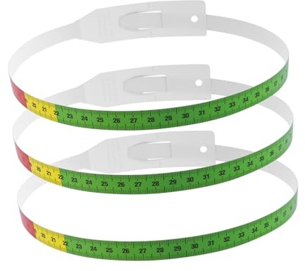ORFOFE 3 Pièces Ruban de Mesure PP Flexible pour Tête et Bras Garçon Fille Portable et Précis Outil Pratique pour Mesurer la Croissance Garçon Fille