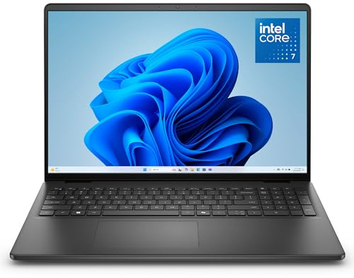 Dell 16 Laptop, FHD+, Intel Core 7 150U, 16GB RAM, Windows 11 Home | 1920x1200 Display, 16:10, Intel Graphics, DDR5, 1TB SSD, Wi-Fi 6, HDMI, Productivity Ready, DC16250