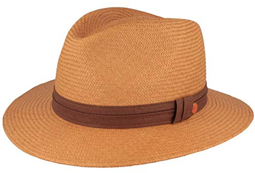 Mayser Orginal Panama-Hut Stroh-Hut Sommer-Hut aus Ecuador – Traditionell Handgeflochten Hut gefüttertes Schweißband Bruchschutz