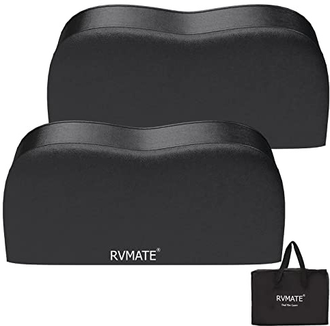 RVMATE Wohnmobil-Reifenabdeckungen, Doppelachsen-Radabdeckung (2 Stück), passend für Reifen mit einem Durchmesser von 76,2 cm - 83,8 cm, wasserdicht, UV-Schutz, Schwarz, Doppelreifenabdeckungen,