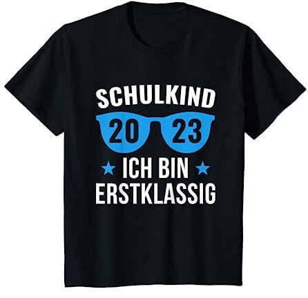 Kinder Einschulung Junge Schulkind 2023 Schulanfang 1. Klasse T-Shirt
