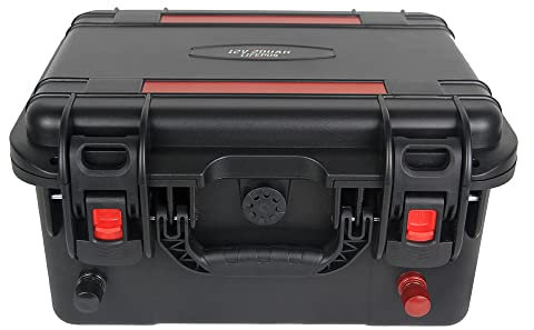 100AH 12V lifepo4 batería 100ah batería de Litio Recargable, con BMS, Adecuada para Equipos solares, Motores eléctricos o autocaravanas Powe al Aire Libre