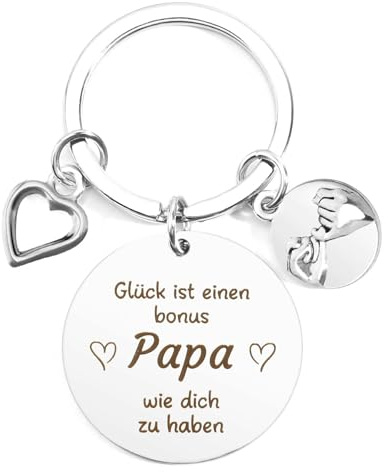 Ktiavo Papa Geschenk Vatertag Schlüsselanhänger Geschenke Geburtstag Papa Geschenke Zum Vatertag Bester Papa Geschenke Bonus Papa Geschenk Stiefvater Geschenk Vater Tochter Danke Geschenk Weihnachten