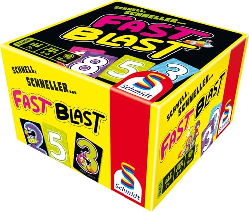 Schmidt 78810 Fast Blast Familienkartenspiel, ab 7 Jahren